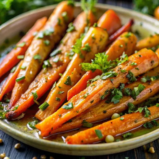 Sałatka z Pieczonych Marchewek i Kaszy Bulgur